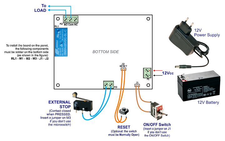 Wiring diagram of Digital Timer